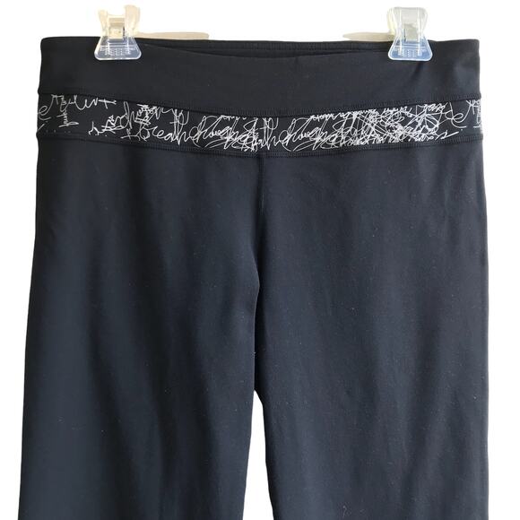 Lululemon Wunder Under Crops Leggings Size 10 Manifesto Reflective Reversible - Picture 9 of 10